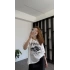 Vintage Desenli Oversize Tshirt