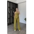 Yeşil Larina Kruvaze Bağlamalı Takım