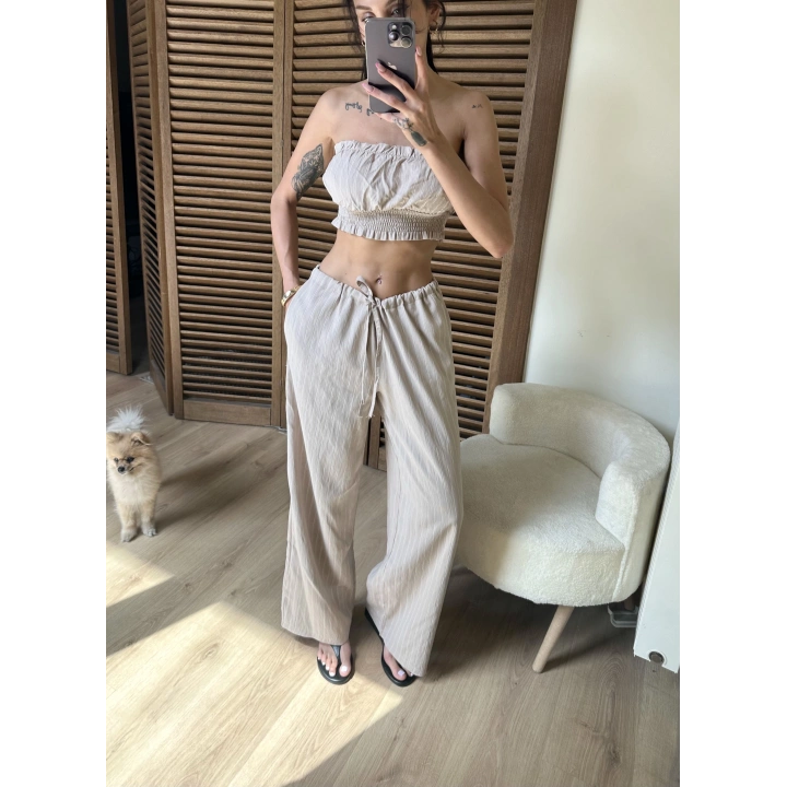Luna Straplez Keten Takım