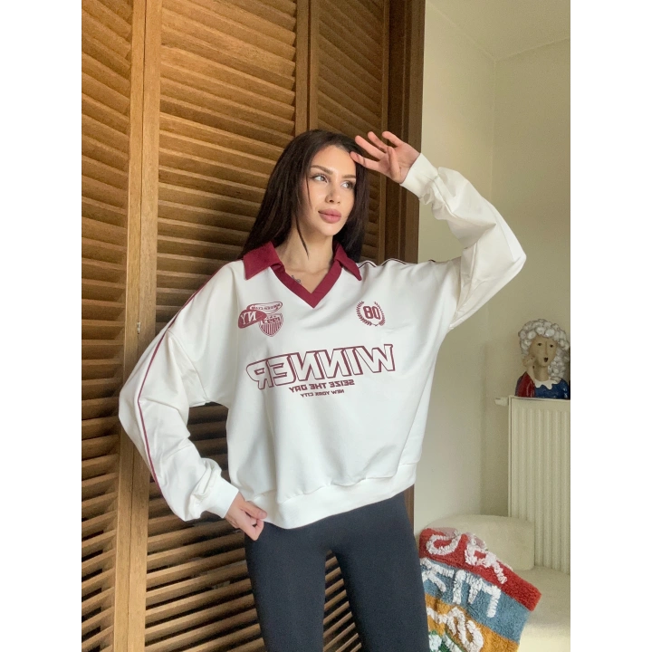 Winner Polo Sweatshirt