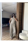 Moss Dokulu Takım Gri