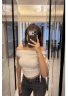 Beyaz Mely Kurdele Kol Detaylı Bluz