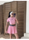 Al Şort Etekli Takım Pembe