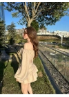 Bej Büstiyerli Pareo Takım