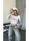 Beyaz Brasil Crop Top