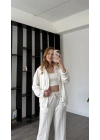 Beyaz Sherry Çıtçıtlı 3’lü Takım