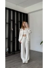 Beyaz Sherry Çıtçıtlı 3’lü Takım