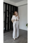 Beyaz Solena Bağlamalı 2’li Takım