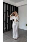 Beyaz Solena Bağlamalı 2’li Takım