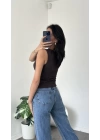 Claire Kahve Düğmeli Yelek