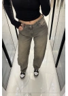 Eskitme Antrasit Baggy Jean