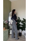 Füme Cara Düz Kesim Straight Jean