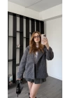 Gri Bailey Kaşe Ceket