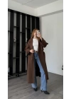 Kahve Shae Oversize Premium Trençkot