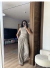 Moss Dokulu Takım Gri