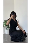 Noah Siyah Düğme Detay İpli Yelek