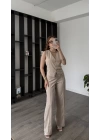 Nova Krem Yelek Pantolon 2’li Takım