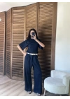 Oversize Bluz & Palazzo Pantolon Takım