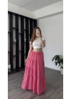 Pembe Anita Bohem Etek