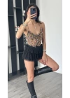 Rose Orj Etiketli Çiçek Desen Bluz