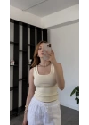 Sarı Aden Kalın Askılı Basic Atlet