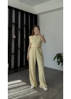 Sarı Lyanna Modal Vatkalı 2’li Takım