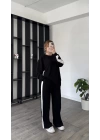 Siyah Aliser Şeritli Orjinal Marka Takım