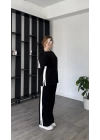 Siyah Aliser Şeritli Orjinal Marka Takım