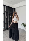 Siyah Anita Bohem Etek