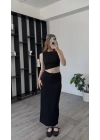 Siyah Bianca Gofre 2’li Takım