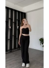Siyah Femma Çizgili 2’li Takım