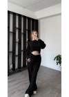 Siyah Lilis 2’li Dokulu Takım
