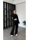Siyah Lilis 2’li Dokulu Takım