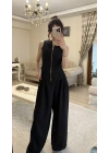 Siyah Loly Fermuarlı 2’li Takım