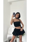 Siyah Şal Detay 2’li Takım