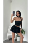 Siyah Şal Detay 2’li Takım