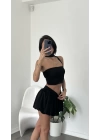 Siyah Şal Detay 2’li Takım