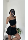 Siyah Şal Detay 2’li Takım