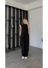 Siyah Venna Asimetrik Kesimli Sandy 2’li Takım