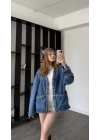 Tasarım Oversize Denim Ceket