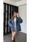 Tasarım Oversize Denim Ceket
