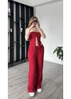 Tiana Kırmızı Kelebek Starplez 2li Takım