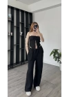 Tiana Siyah Kelebek Starplez 2li Takım