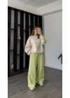 Yeşil Bloom Oversize Eşofman Takımı