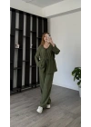 Yeşil Novia Bağcık Detay 2’li Takım