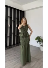 Yeşil Zey Tasarım Bağcıklı Takım