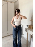 Beyaz Nancy Dantel Kombineli Bodysuit