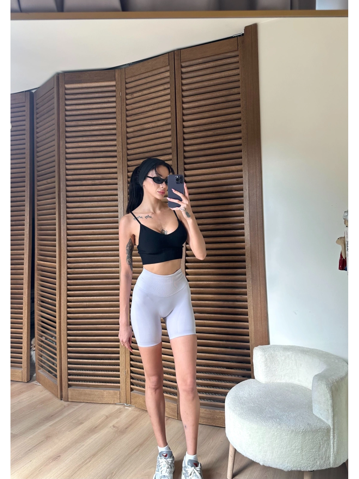 Gyms Biker Tayt Lila