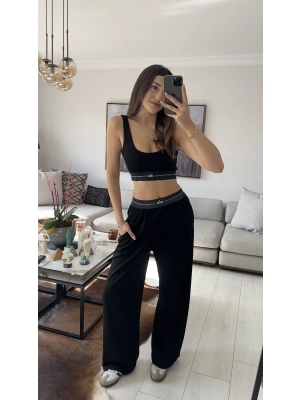 Siyah Muadil Büstiyer Eşofman Takım