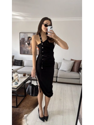 Siyah Zra Muadil Zımba Şeritli Takım